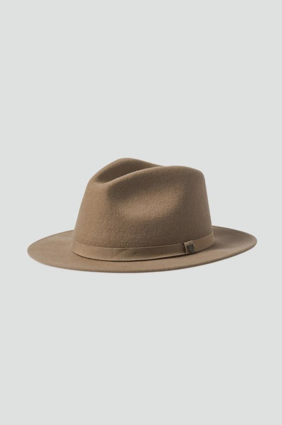 Women Brixton Hats | Messer Packable Fedora-Sand