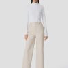 Women Ena Pelly Pants | Stanford Leather Pant- Turtle Dove