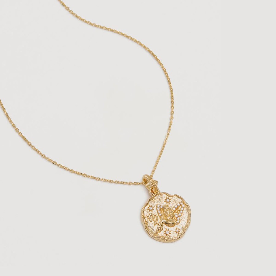 Women By Charlotte Jewellery | By Charlotte She Is Zodiac Necklace-Virgo-18K Gold Vermeil