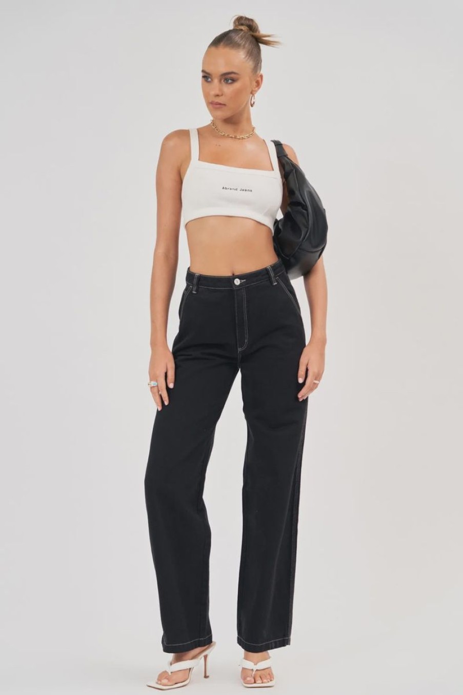 Women ABrand Jeans | A Carrie Carpenter- Jet Black