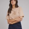 Women All About Eve Tees | All About Eve Grounded Tee-Tan