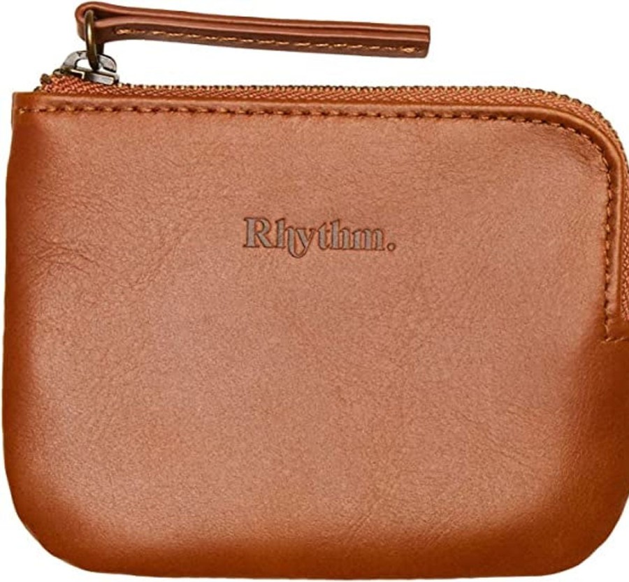 Men Rhythm Wallets | Everyday Zip Wallet-Tan