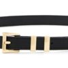 Women Nakedvice Belts | Nakedvice The Aya Belt-Black/Gold