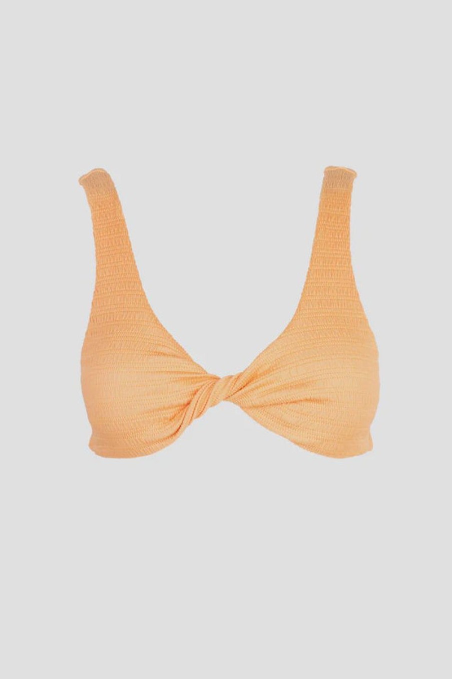 Women Rhythm Swimwear | Rhythm Breeze Twist Front Top-Orange