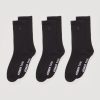 Women Afends Socks | Afends Flame Socks Three Pack-Black