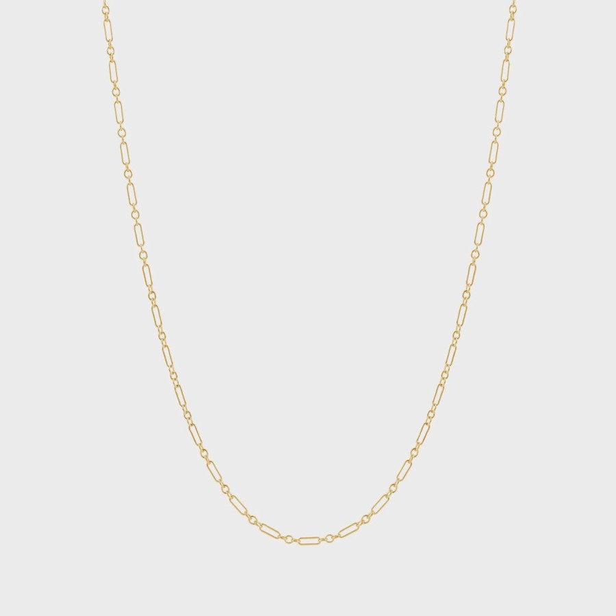 Women Alana Maria Jewellery | Dixon Necklace 18 Inches- Gold