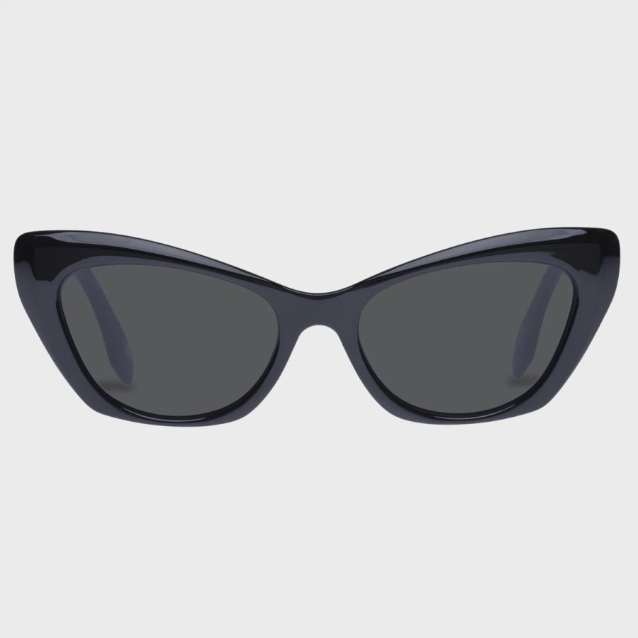 Women Le Specs Sunglasses | Eye Trash- Black