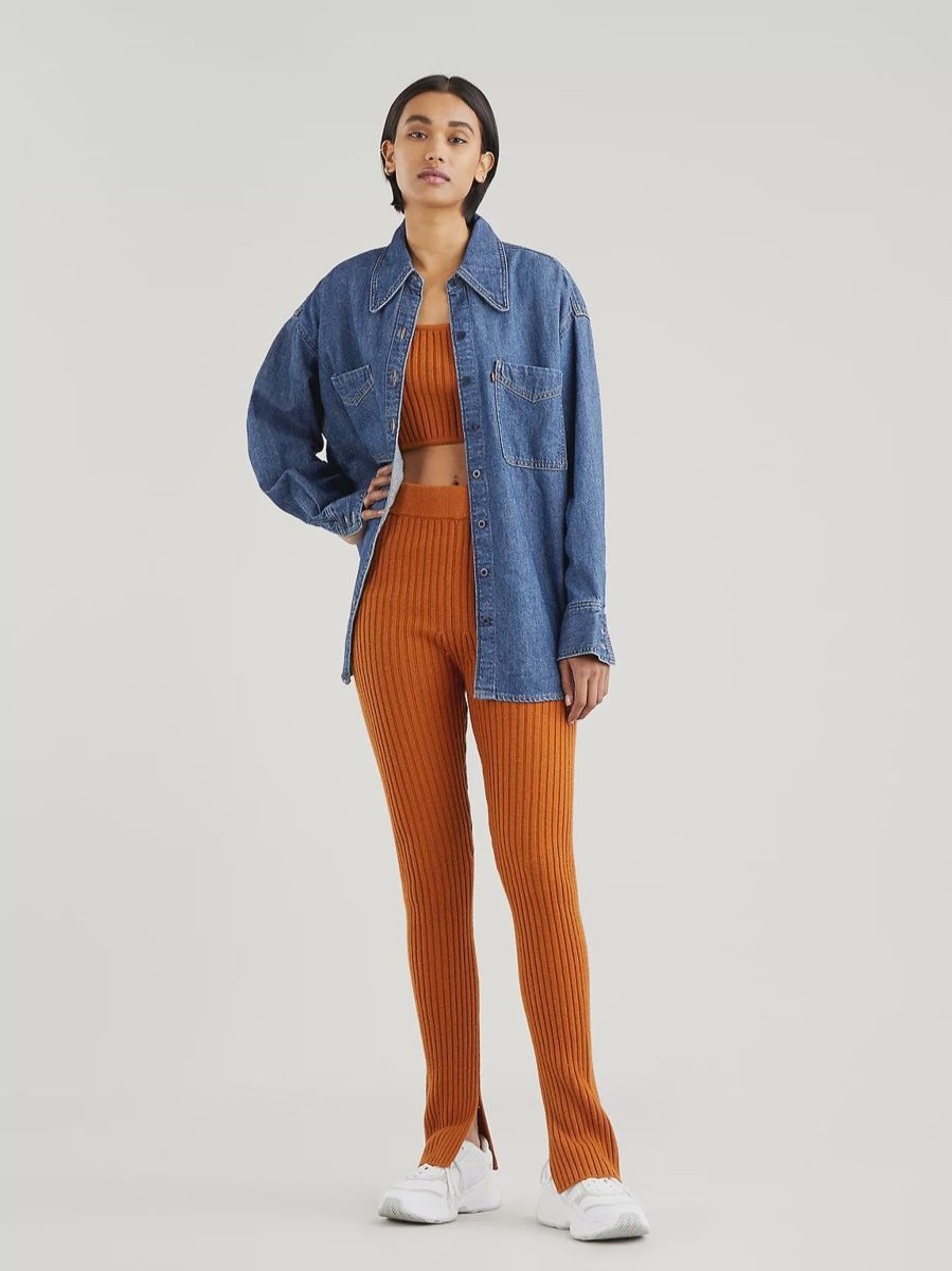 Women Levis Shirts And Blouses | Jadon Denim Shirt-Fave Mid X