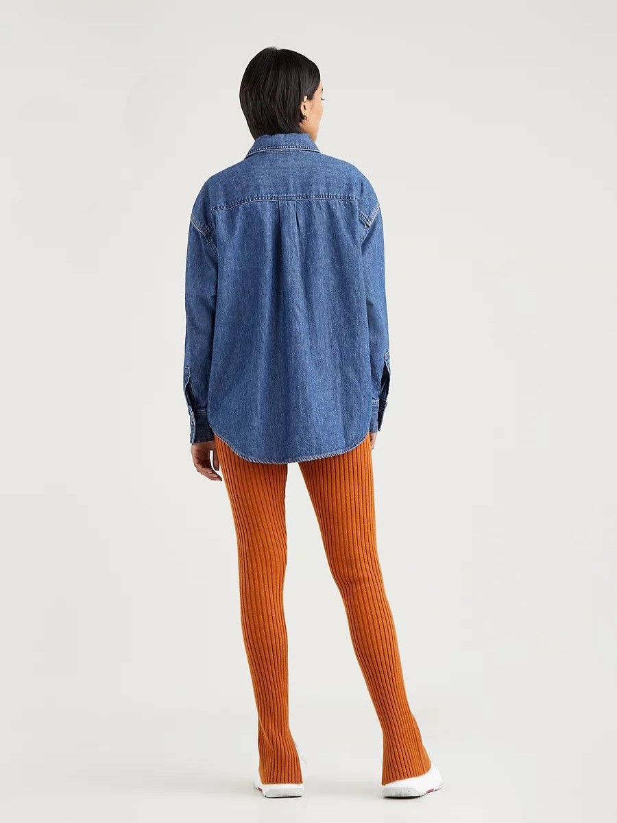 Women Levis Shirts And Blouses | Jadon Denim Shirt-Fave Mid X