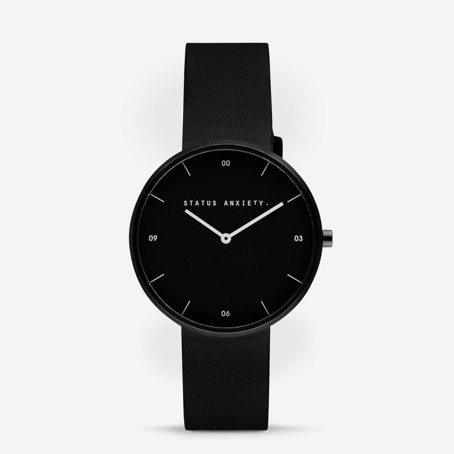 Women Status Anxiety Watches | Repeat After Me Watch-Matte Black/Black Face/Black Strap