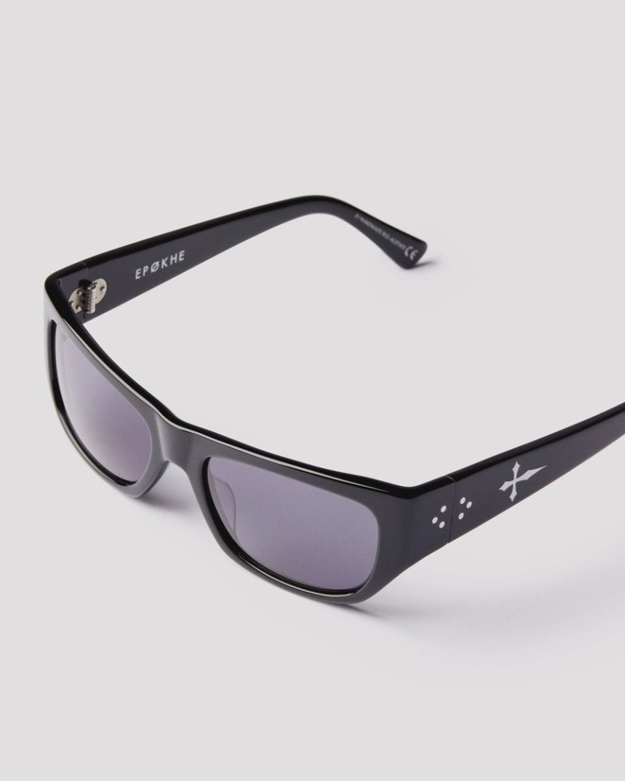 Women Epokhe Sunglasses | Epokhe Memphis Sunglasses- Black Polished/Black