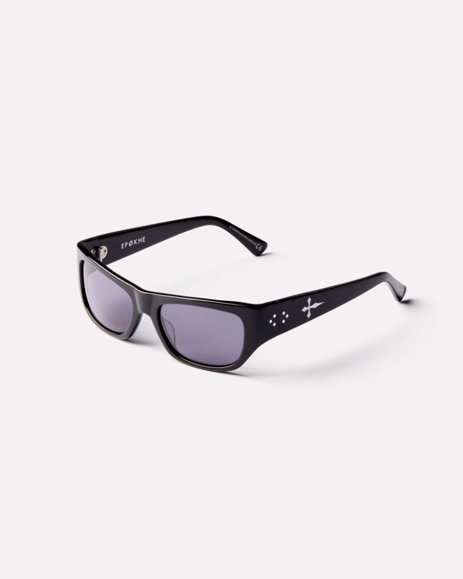 Women Epokhe Sunglasses | Epokhe Memphis Sunglasses- Black Polished/Black