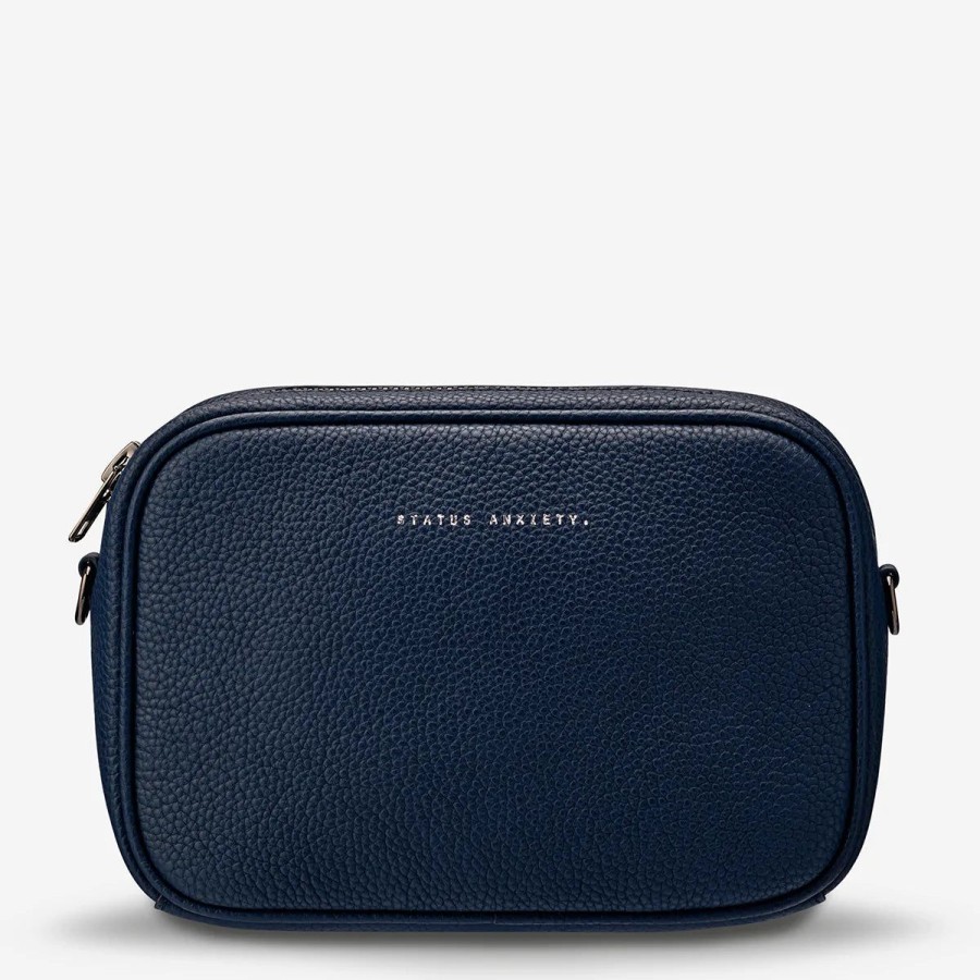 Women Status Anxiety Bags | Status Anxiety Crossbody Plunder Bag-Navy Blue