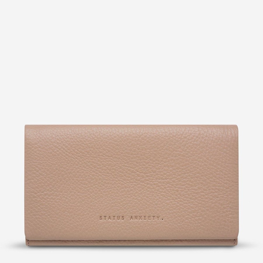 Women Status Anxiety Wallets & Pouches | Status Anxiety Nevermind Wallet-Dusty Pink