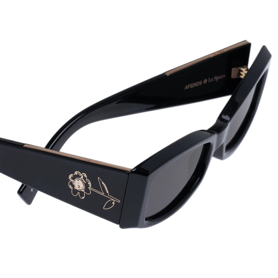 Women Le Specs Sunglasses | Afends X Le Specs Pretense-Black