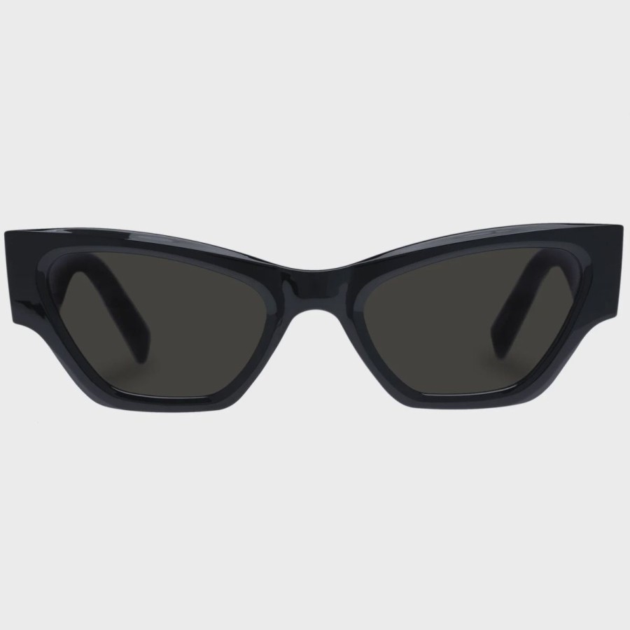 Women Le Specs Sunglasses | Afends X Le Specs Charade- Black