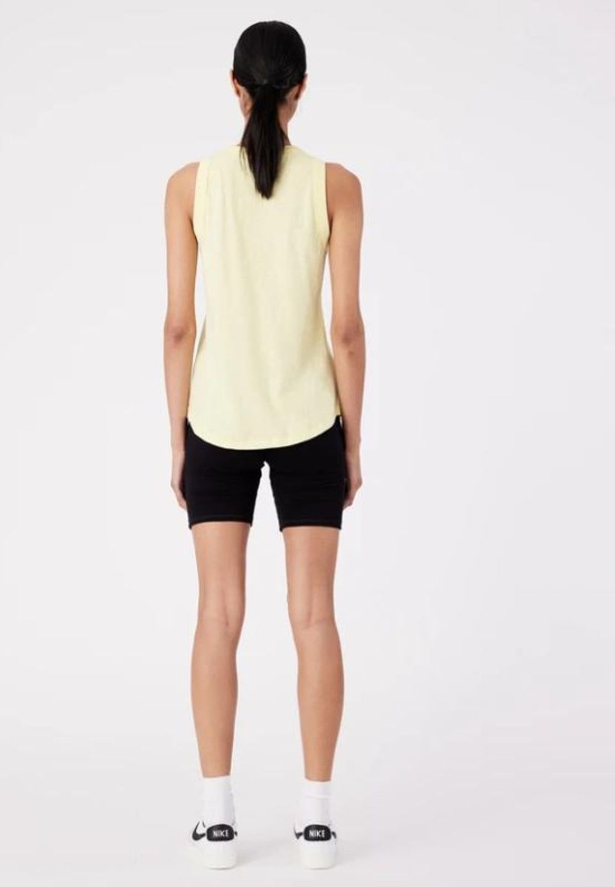 Women Jac+Mooki Tops | Adut Tank-Lemonade