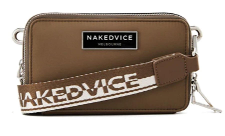 Women Nakedvice Bags | Nakedvice The Lexie-Kia Taupe