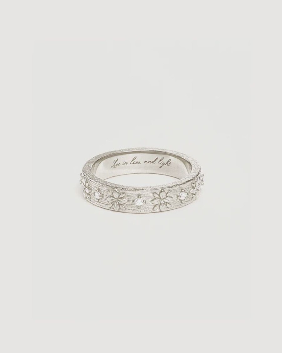 Women By Charlotte Jewellery | By Charlotte Live In Grace Ring- Sterling Silver