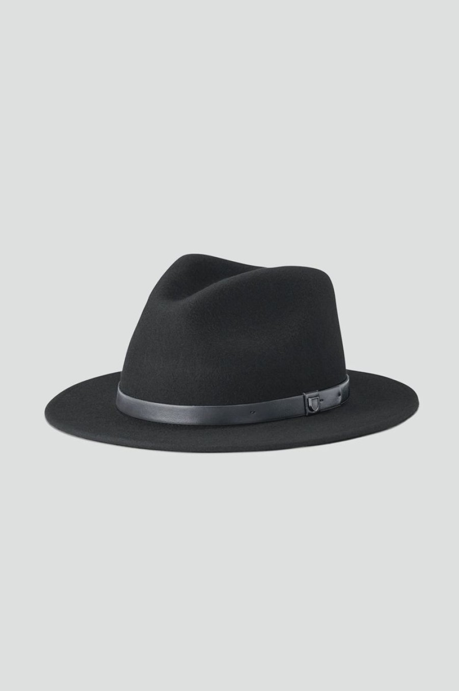 Women Brixton Hats | Messer Fedora-Black/Black