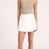 Women Nude Lucy Skirts | Nude Lucy Sibyl Linen Wrap Skirt- White