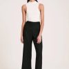 Women Nude Lucy Pants | Nude Lucy Thilda Lilen Culotte-Black