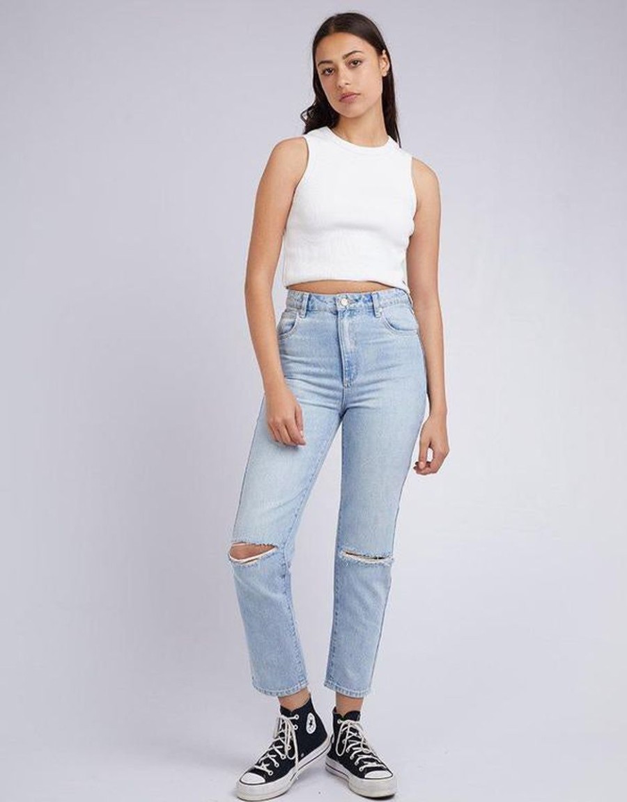 Women ABrand Jeans | A 94 High Slim- Izzy Tear