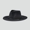 Women Brixton Hats | Joanna Felt Packable Hat-Black