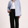 Women Nude Lucy Shirts And Blouses | Nude Lucy Miles Shirt- Sky