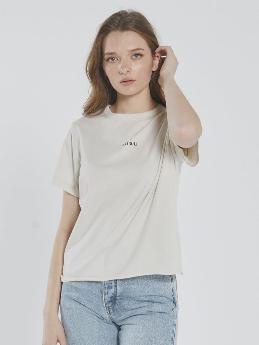 Women THRILLS Tees | Minimal Thrills Relaxed Tee-Heritage White