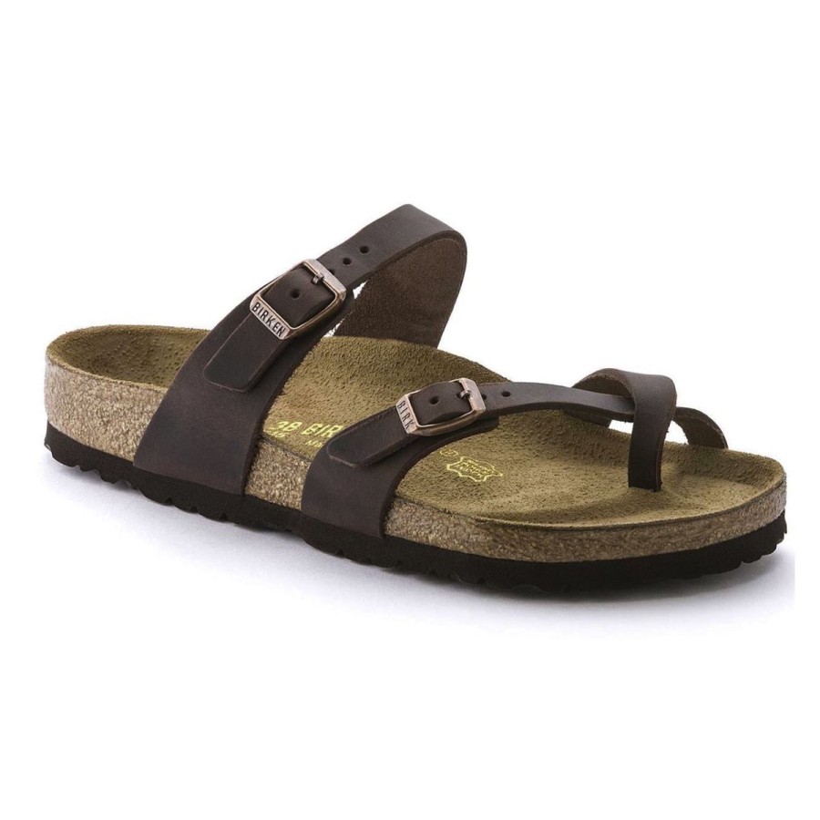 Footwear Birkenstock Mayari | Birkenstock Mayari-Habana Brown Oiled Leather Regular