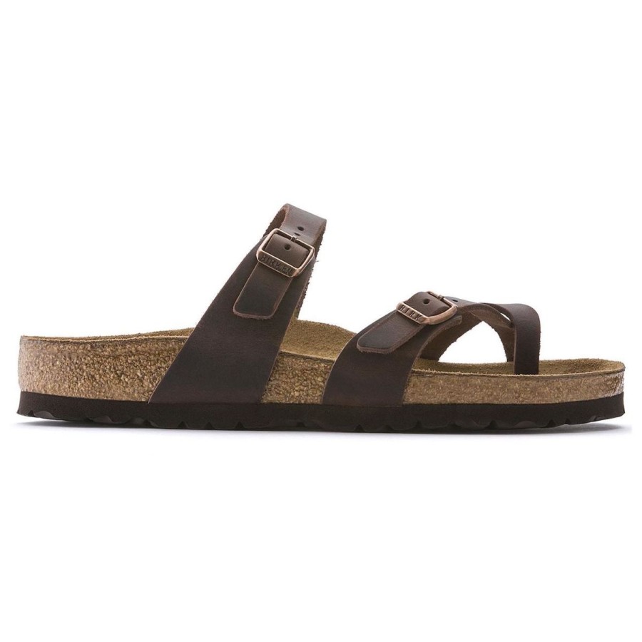 Footwear Birkenstock Mayari | Birkenstock Mayari-Habana Brown Oiled Leather Regular