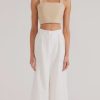 Women Staple the Label Pants | Lucia Wide Leg Pant- White