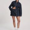 Women Neuw Denim Denim Skirts | Neuw Denim Recut Mini Skirt-Rinse Denim