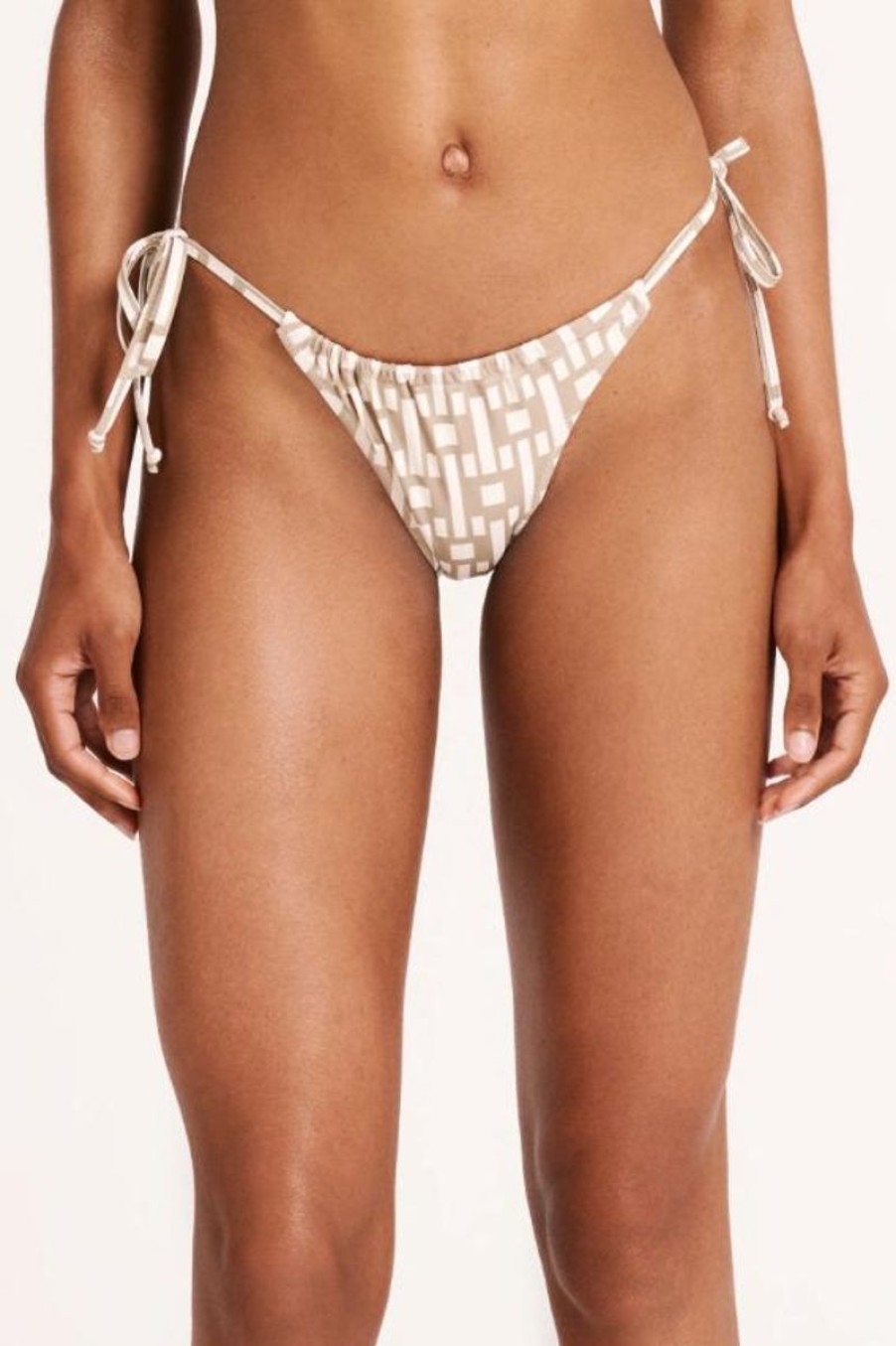 Women Nude Lucy Swimwear | Nude Lucy Adjustable String Brief-Marz