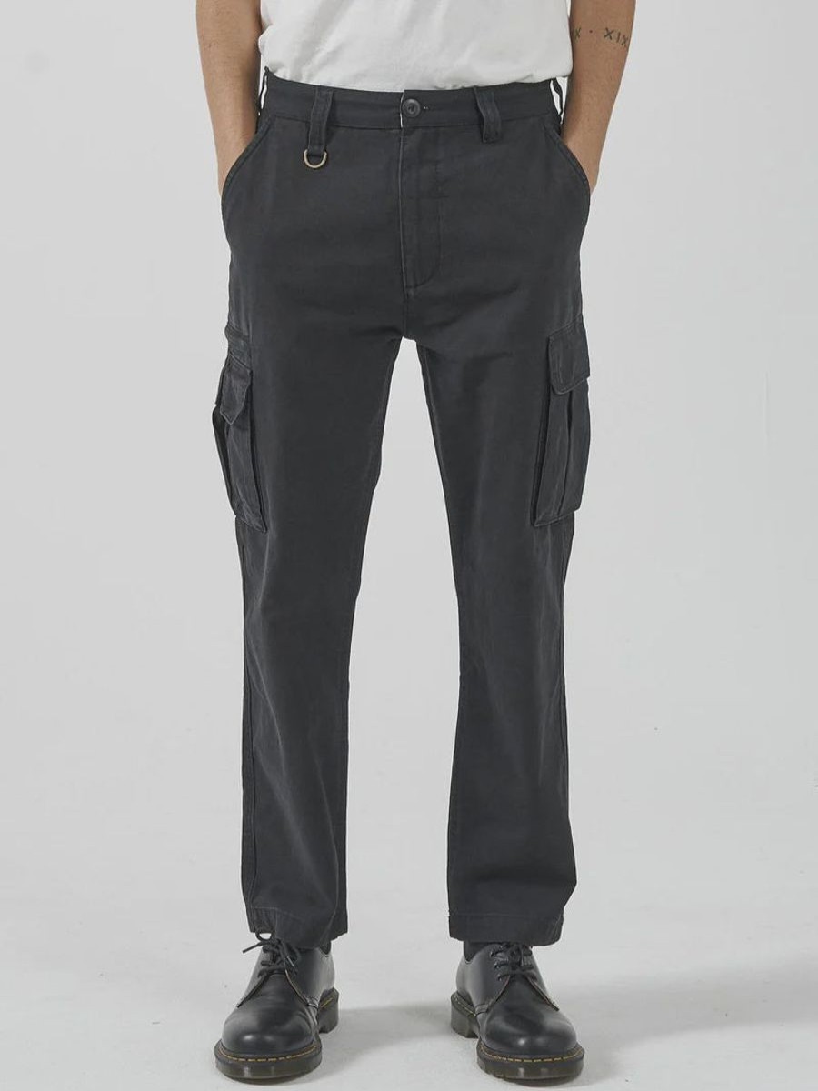 Men THRILLS Pants | Slacker Union Cargo Pant-Black