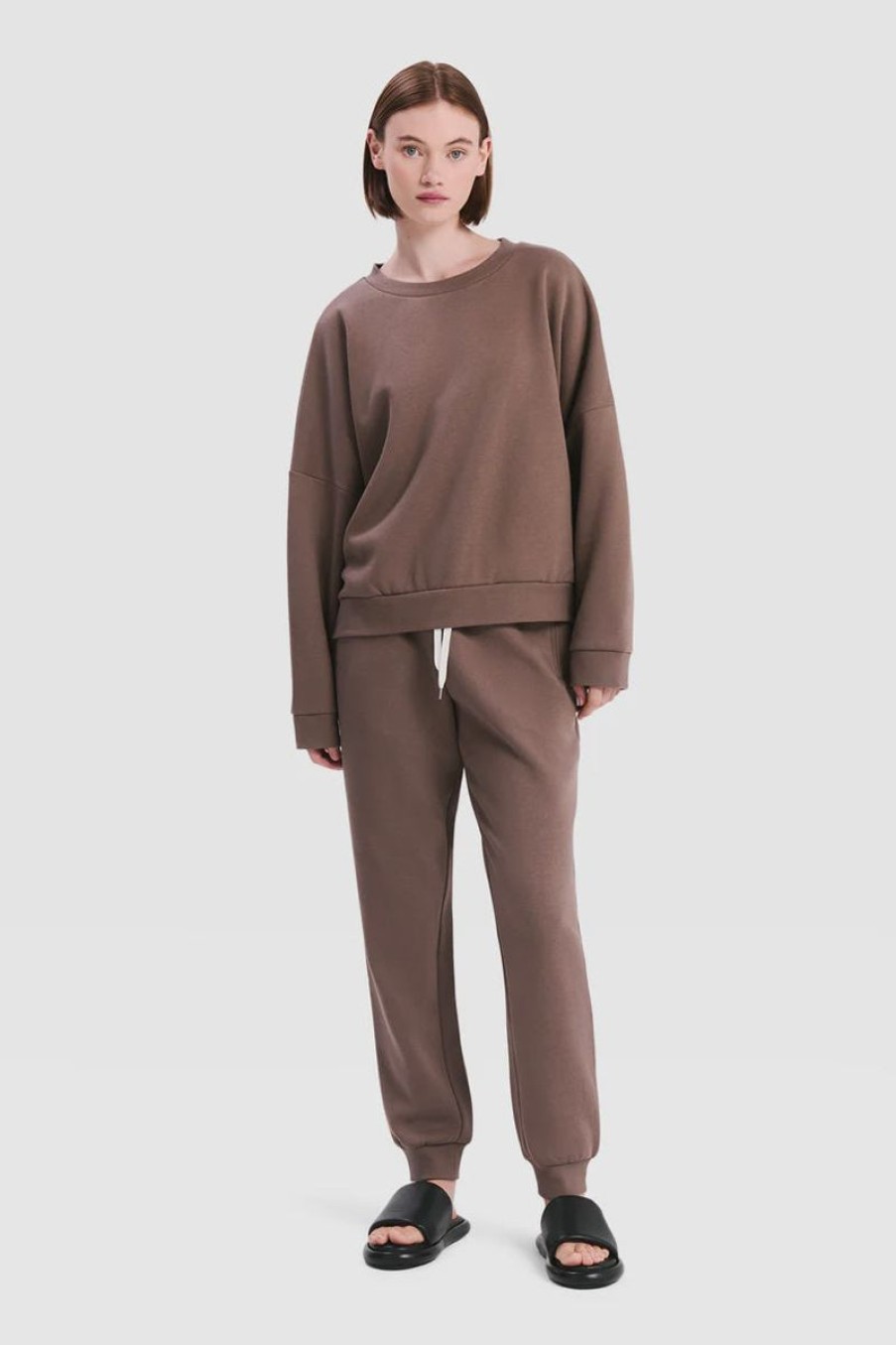 Women Nude Lucy Jumpers | Carter Classic Oversized Sweat-Ash