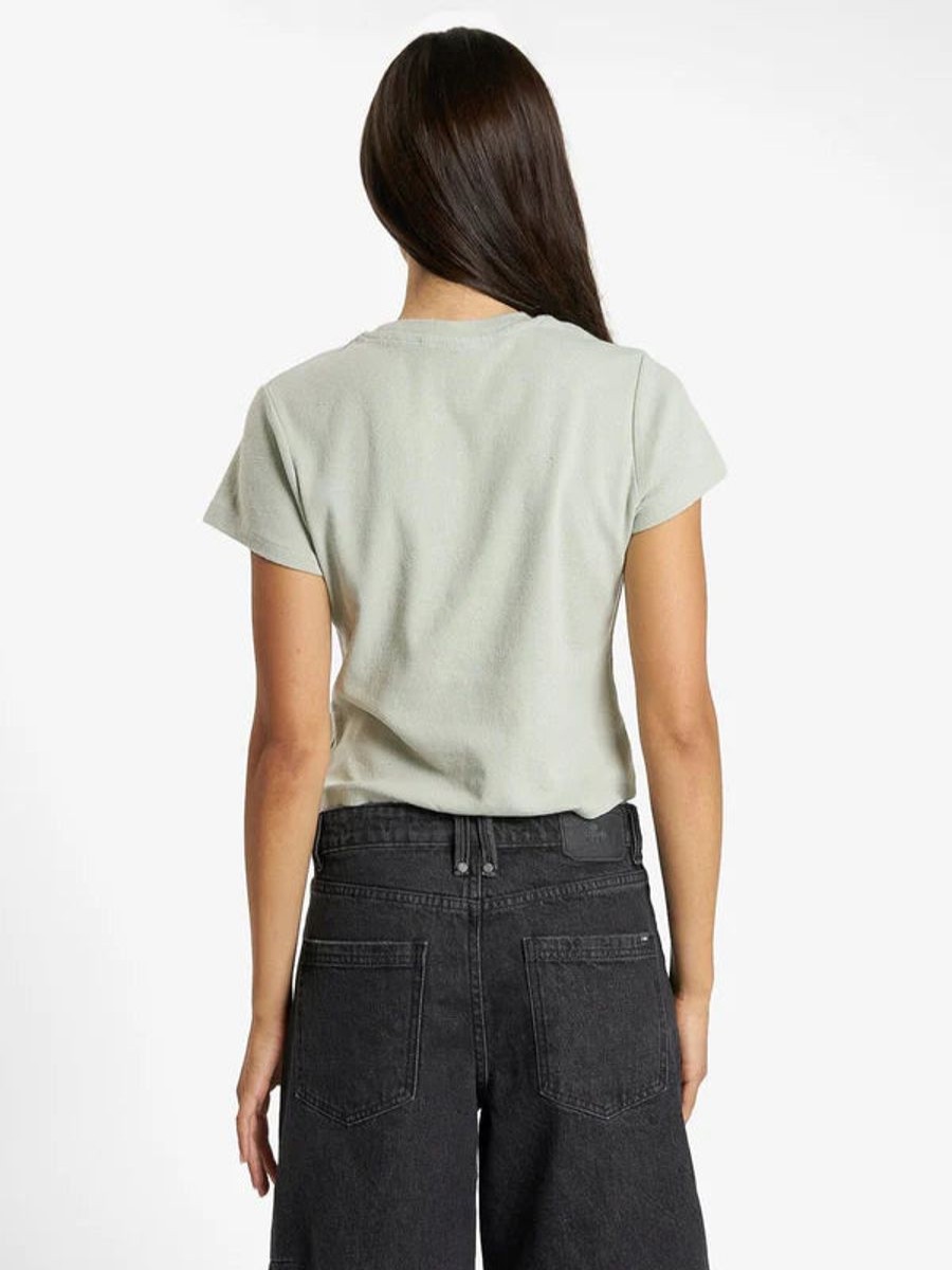 Women THRILLS Tees | Thrills Minimal Thrills Mini Tee- Sage Grey