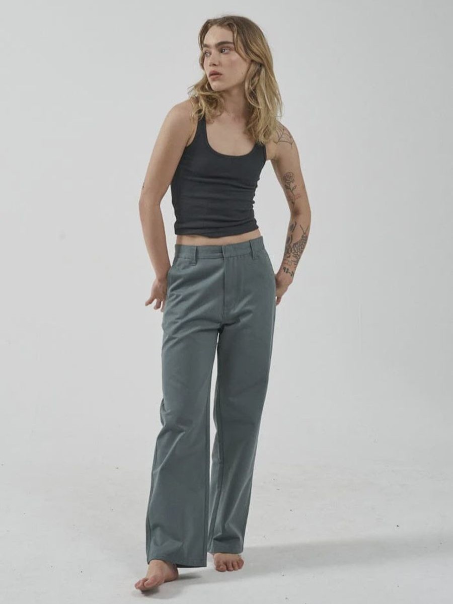 Women THRILLS Pants | Lax Low Slung Pant-Scrubs Green