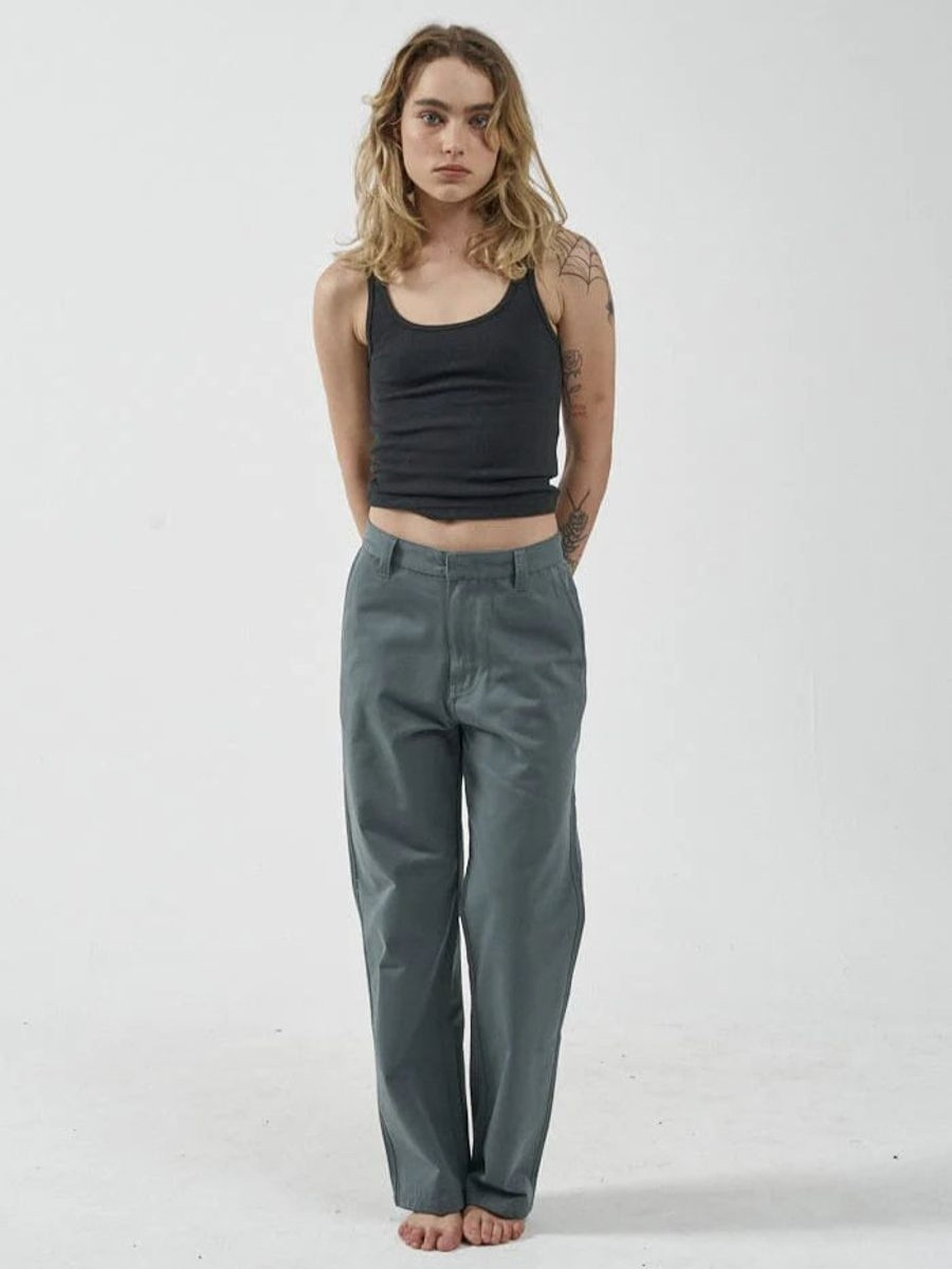 Women THRILLS Pants | Lax Low Slung Pant-Scrubs Green