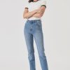 Women Rollas Jeans | Rolla'S Original Straight Long Jean-Brad Blue