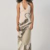 Women Sovere Dresses | Sovere Molten Maxi Dress-Green