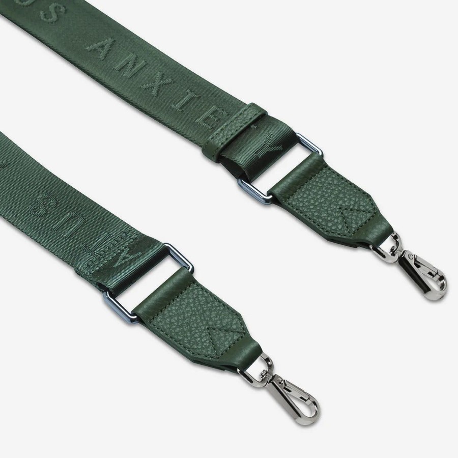 Women Status Anxiety Bag Straps | Status Anxiety Web Strap Medium-Green