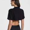 Women Ksubi Tees | Panthea Bodysuit-Washed Black